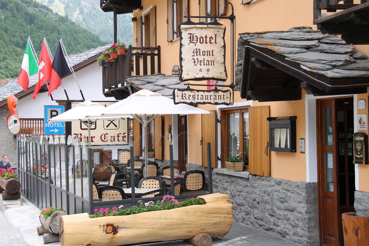 Mont Velan Chambres & Restaurant Saint-Oyen Exteriör bild
